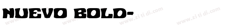 Nuevo Bold字体转换